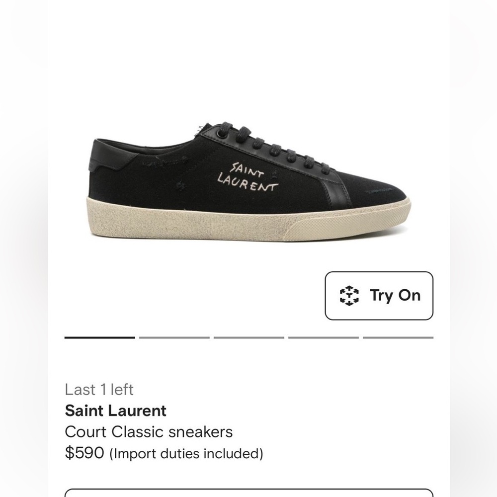 Saint Laurent Court Classic sneakers